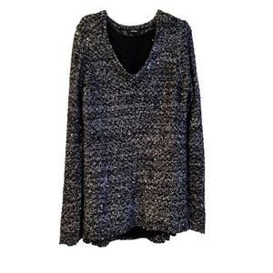 Women's size Large Apartment 9 sweater Black